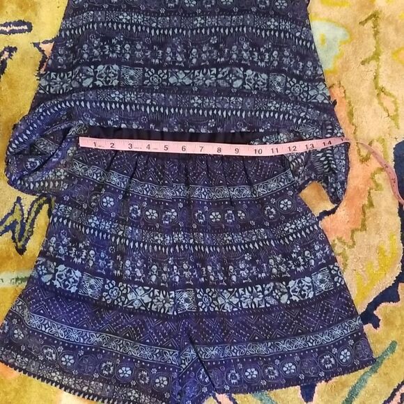 Blue & Green Romper Small - Picture 4 of 6